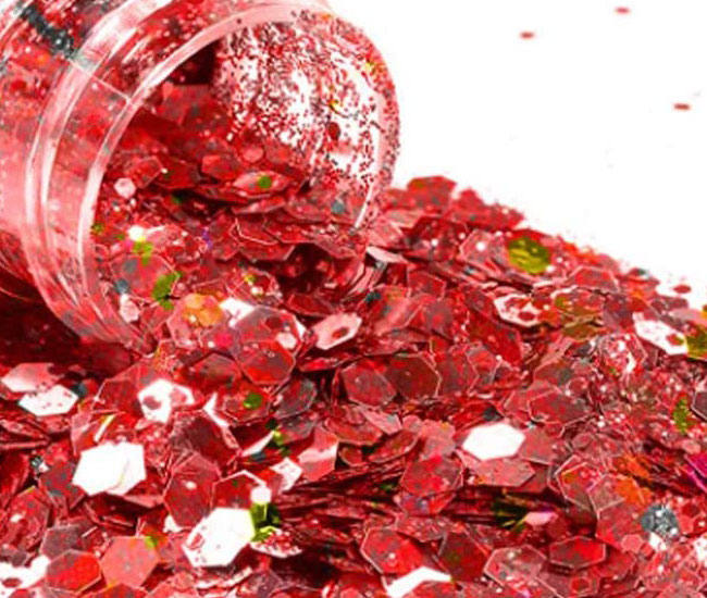 12 colores de brillos corporales, glitter - HEMOER