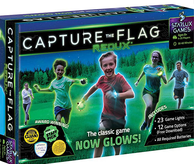Captura la Bandera Redux: Original juego al aire libre que brilla en la oscuridad