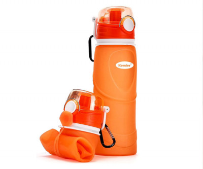 Botellas de silicona plegables 750ml - Kemier 
